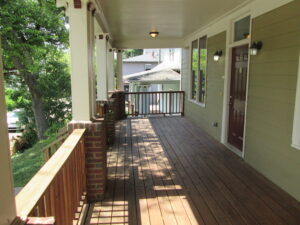 Spacious Front Porch